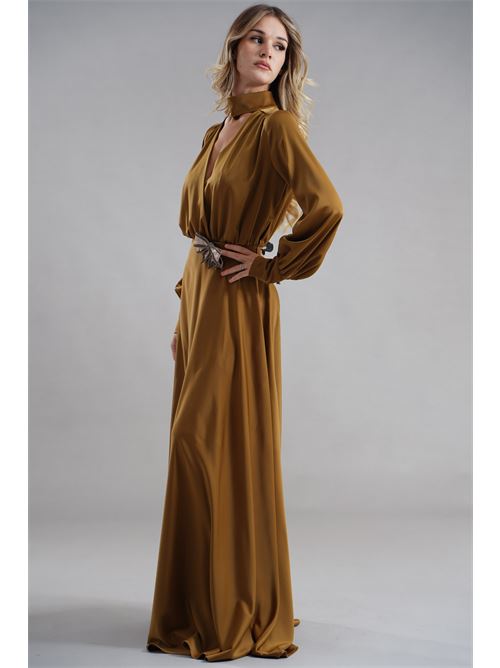Abito in raso Dramee | 25764OLIVA