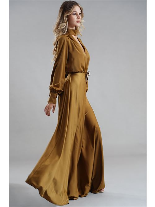 Abito in raso Dramee | 25764OLIVA