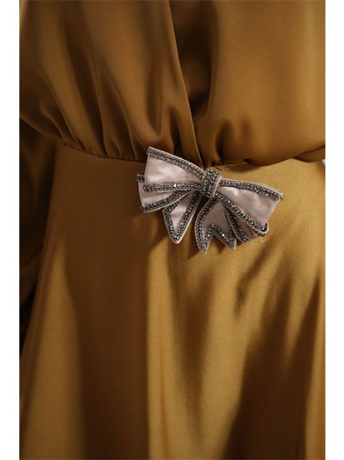 Abito in raso Dramee | 25764OLIVA