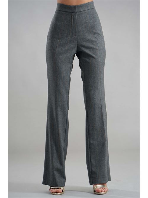 Tailleur con piume Dramee | 25900GRIGIO