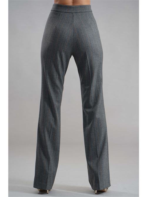 Tailleur con piume Dramee | 25900GRIGIO