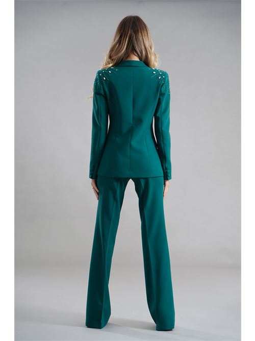 Tailleur con applicazioni Dramee | 25918VERDE