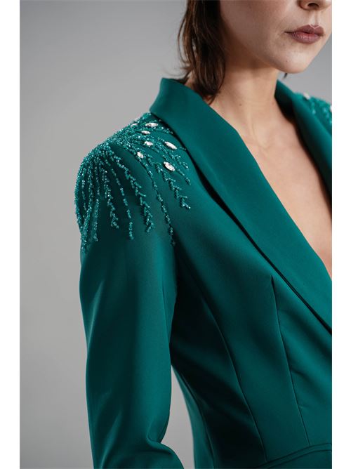 Tailleur con applicazioni Dramee | 25918VERDE