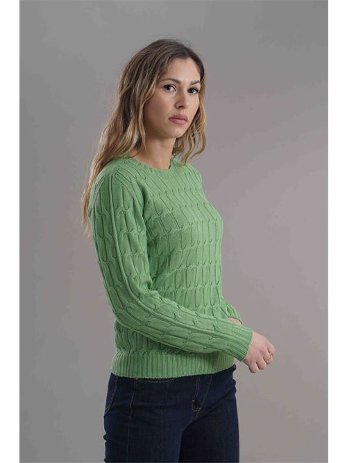 Maglia in lana merino's Gotha | F49VERDE