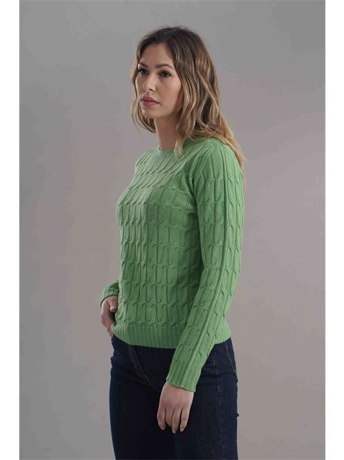 Maglia in lana merino's Gotha | F49VERDE