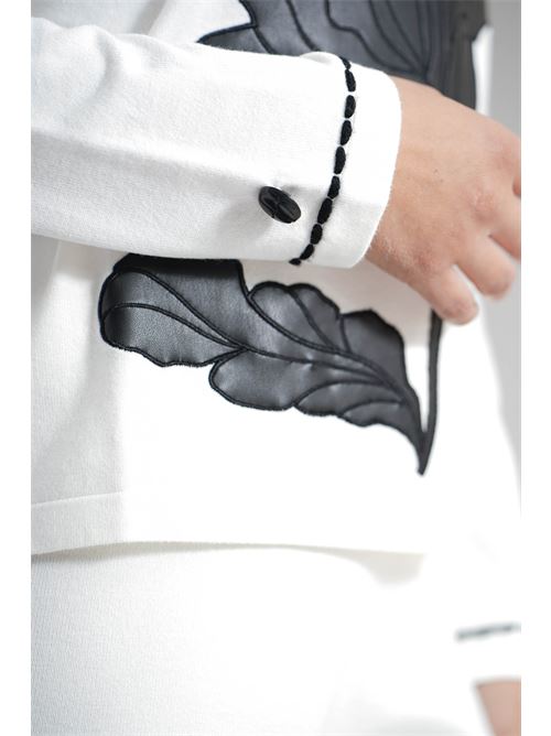Maglia in viscosa LAFTY.LIE | 01D190PANNA/NERO