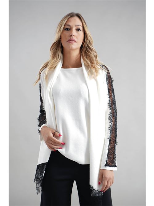 Maglia con sciarpa LAFTY.LIE | 04V179BIANCO