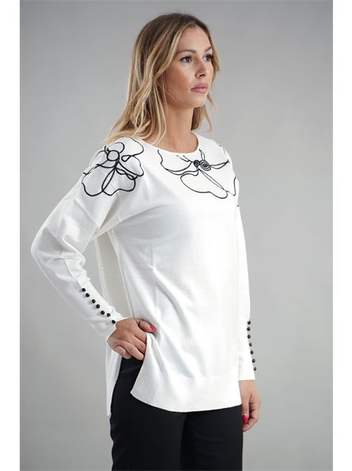 Maglia in viscosa LAFTY.LIE | 06D151BIANCO