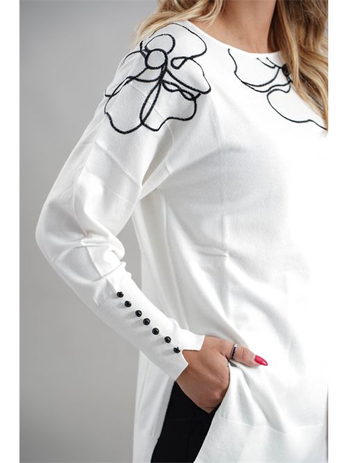Maglia in viscosa LAFTY.LIE | 06D151BIANCO