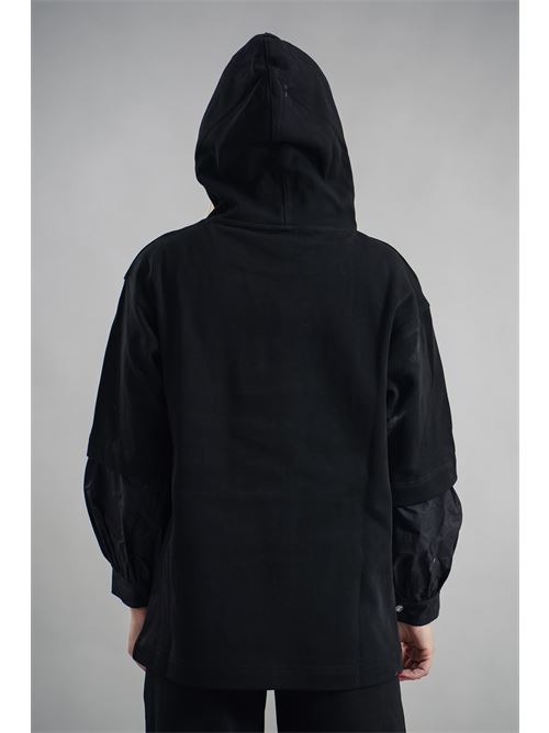 Felpa con strass LAFTY.LIE | 10Q200NERO