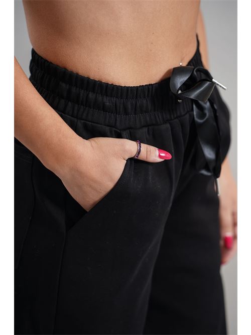Pantalone tuta con laccetti LAFTY.LIE | 10Q309NERO