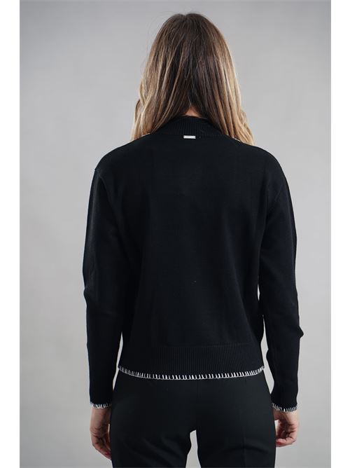 Cardigan con zip LAFTY.LIE | 24V126NERO