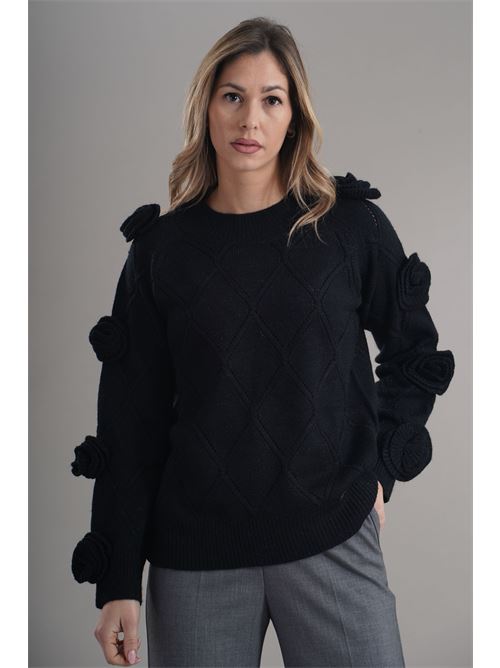 Maglia con applicazioni LAFTY.LIE | 29V161NERO