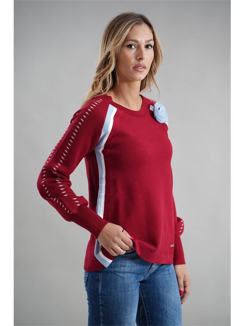 Maglia in viscosa LAFTY.LIE | 34V198BORDEAUX