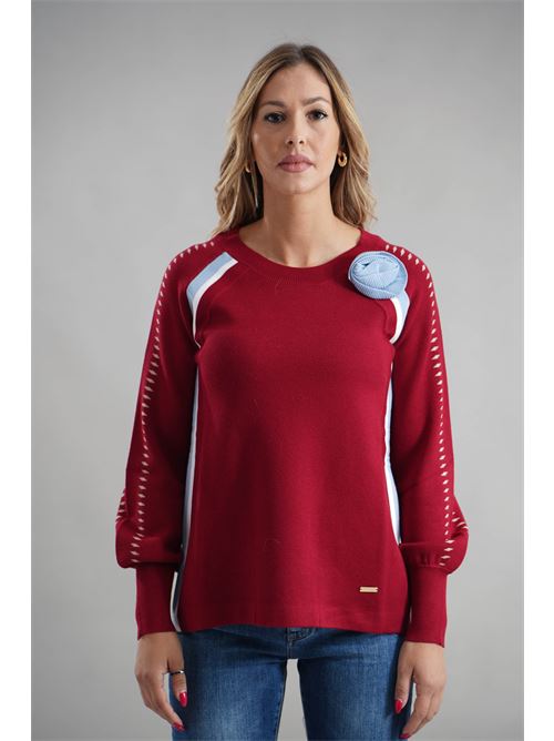 Maglia in viscosa LAFTY.LIE | 34V198BORDEAUX