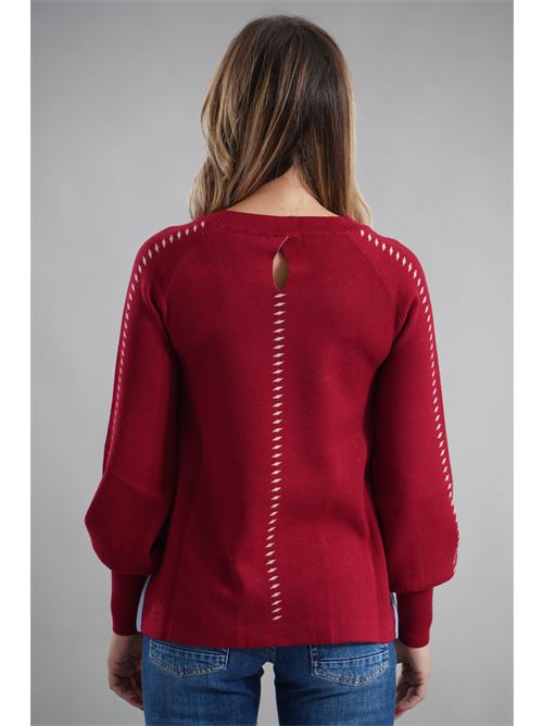 Maglia in viscosa LAFTY.LIE | 34V198BORDEAUX