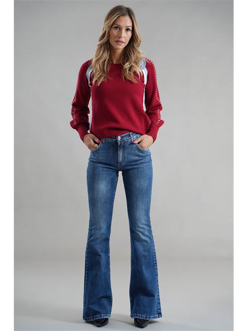 Maglia in viscosa LAFTY.LIE | 34V198BORDEAUX