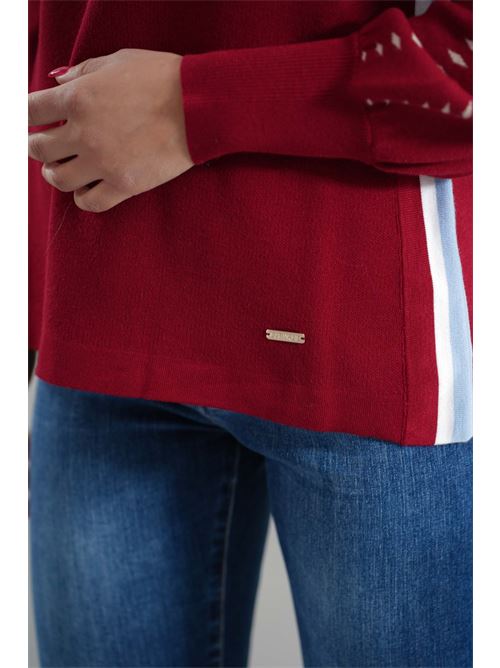 Maglia in viscosa LAFTY.LIE | 34V198BORDEAUX