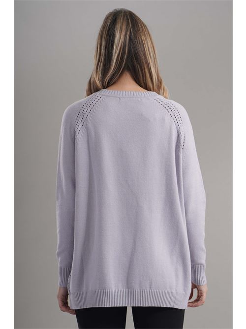 Maglia in viscosa LANACAPRINA | LC4041GRIGIO