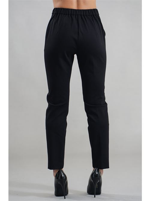 Pantalone in punto milano LANACAPRINA | LC4203NERO