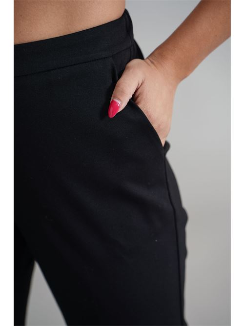 Pantalone in punto milano LANACAPRINA | LC4203NERO