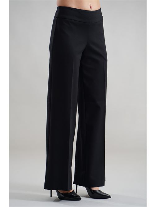 Pantalone in punto milano LANACAPRINA | LC4204NERO