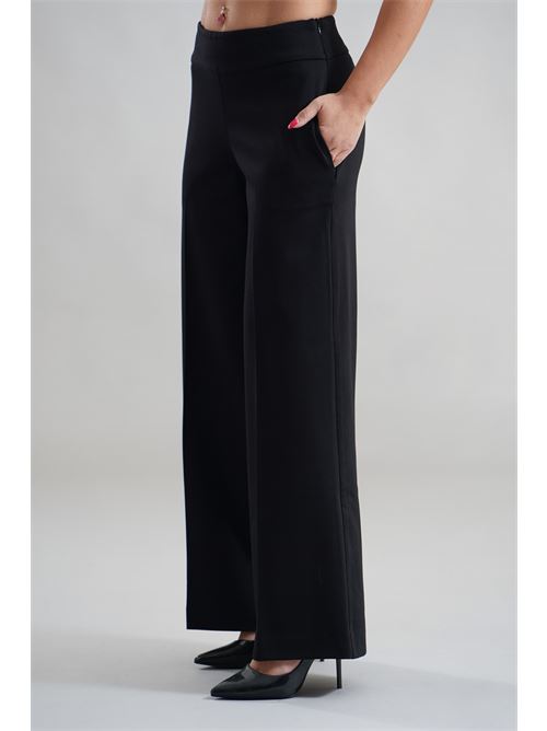 Pantalone in punto milano LANACAPRINA | LC4204NERO