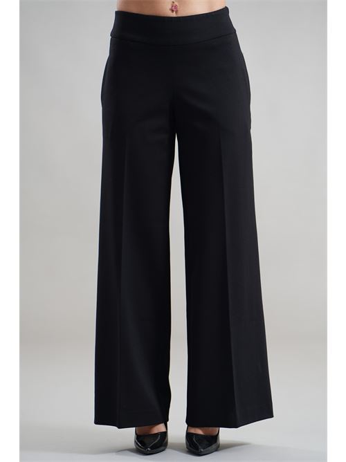 Pantalone in punto milano LANACAPRINA | LC4204NERO