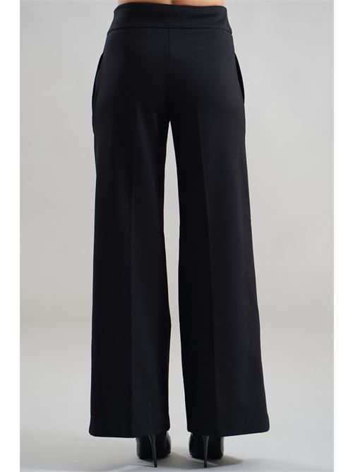 Pantalone in punto milano LANACAPRINA | LC4204NERO