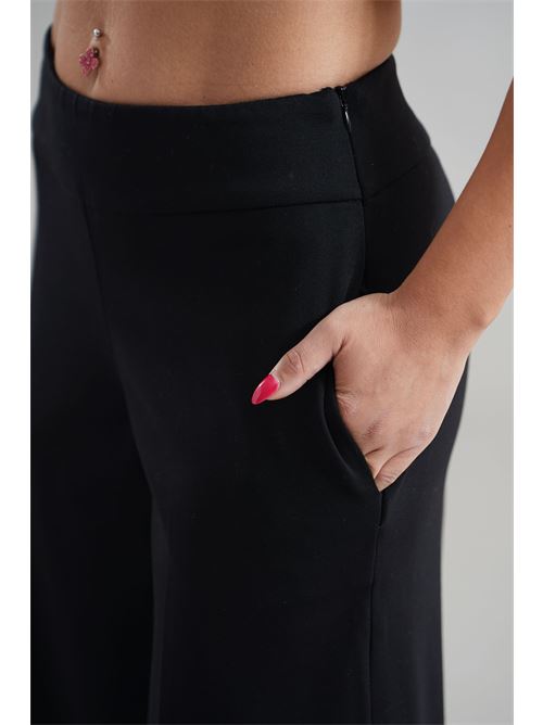 Pantalone in punto milano LANACAPRINA | LC4204NERO