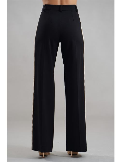 Pantalone punto milano LANACAPRINA | LC4229NERO