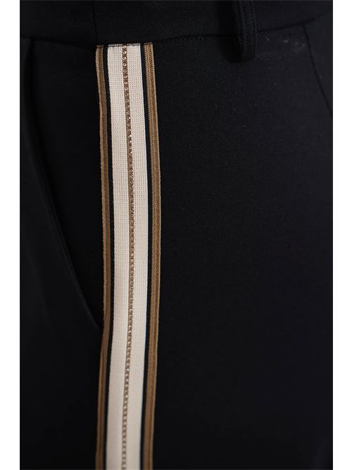 Pantalone punto milano LANACAPRINA | LC4229NERO