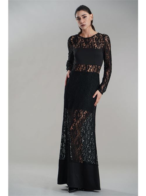 Abito in pizzo Nikamo | 4651NERO