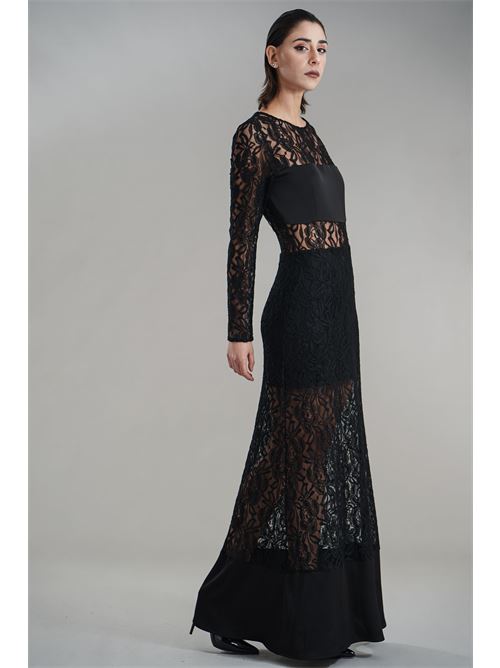 Abito in pizzo Nikamo | 4651NERO