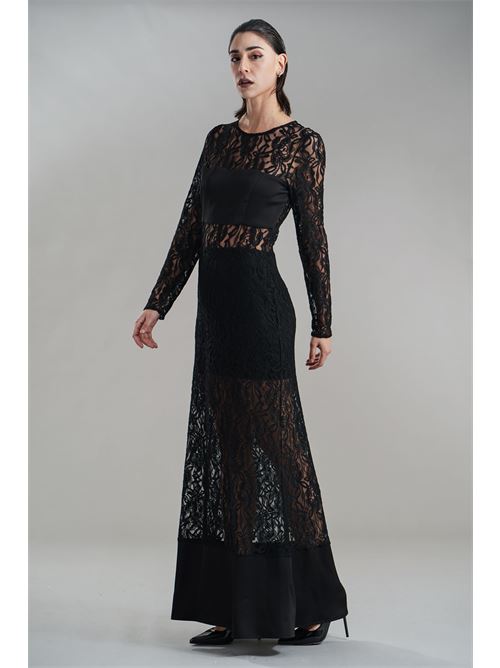Abito in pizzo Nikamo | 4651NERO