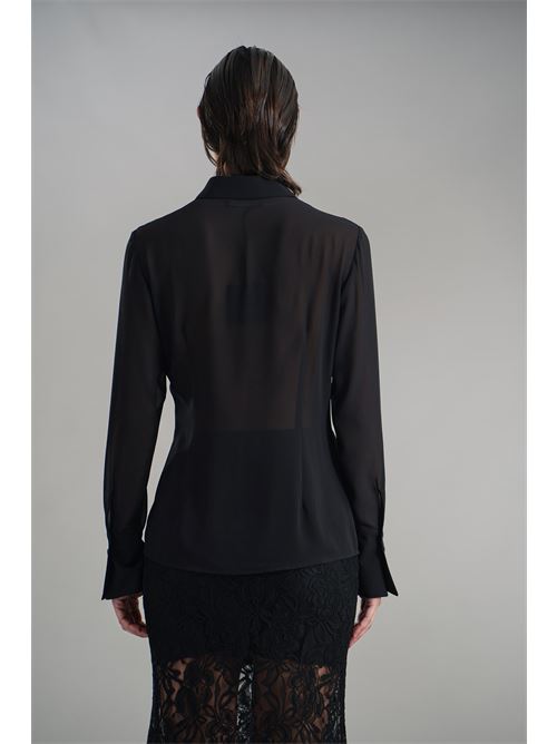 Camicia in georgette Nikamo | C040/2NERO