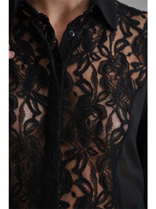 Camicia in georgette Nikamo | C040/2NERO
