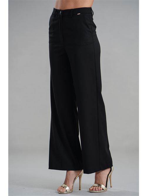 Pantalone palazzo Nualy | I25N5410NERO
