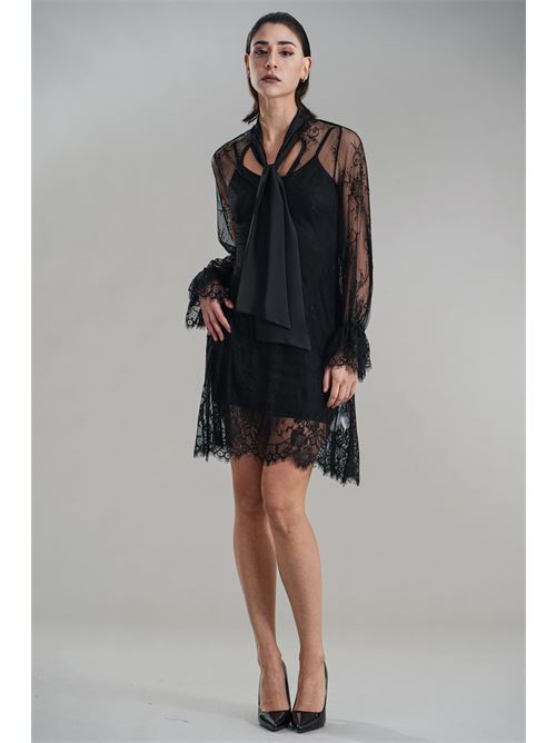 Abito in pizzo Nualy | I25N7420NERO