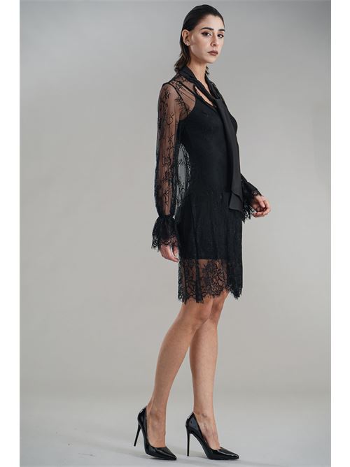 Abito in pizzo Nualy | I25N7420NERO