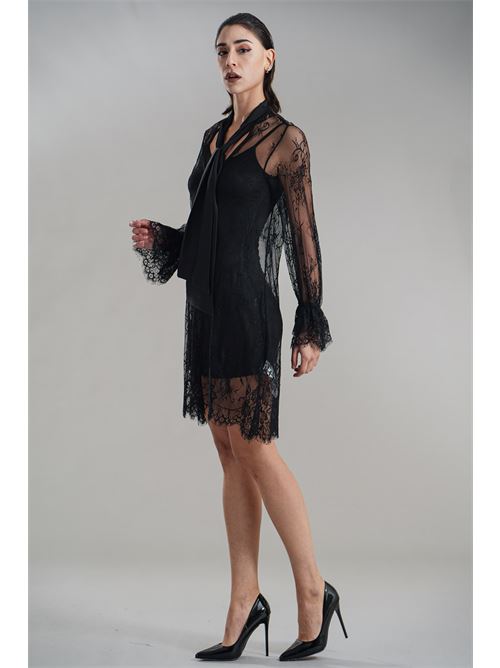 Abito in pizzo Nualy | I25N7420NERO