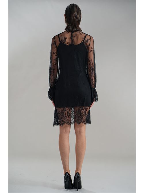 Abito in pizzo Nualy | I25N7420NERO