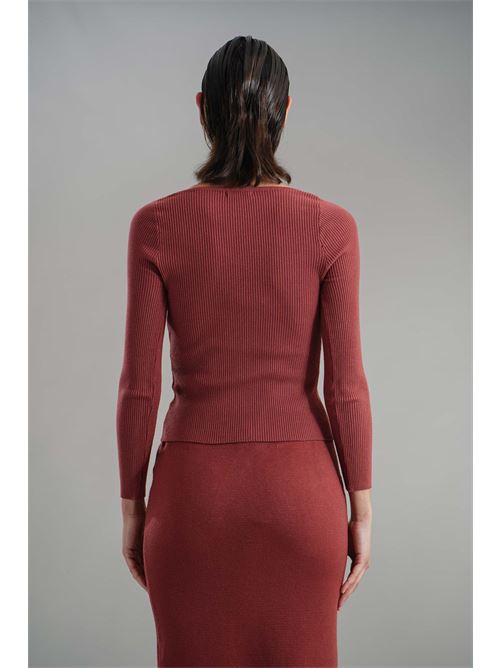 Maglia in viscosa Nualy | I25NCV13147CHERRY