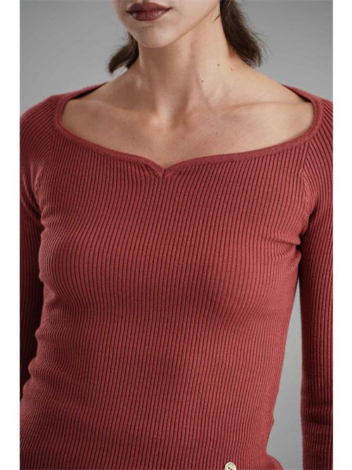 Maglia in viscosa Nualy | I25NCV13147CHERRY