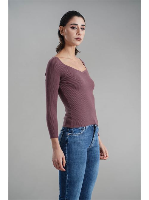 Maglia in viscosa Nualy | I25NCV13147LAVANDA
