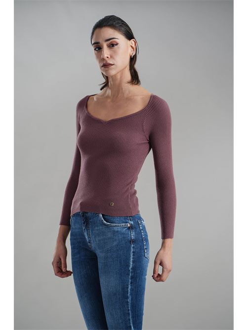 Maglia in viscosa Nualy | I25NCV13147LAVANDA