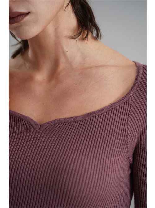 Maglia in viscosa Nualy | I25NCV13147LAVANDA