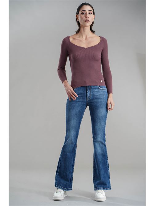 Maglia in viscosa Nualy | I25NCV13147LAVANDA