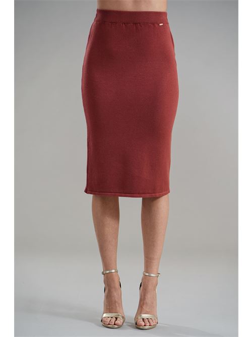 Gonna in viscosa Nualy | I25NVC6172CHERRY