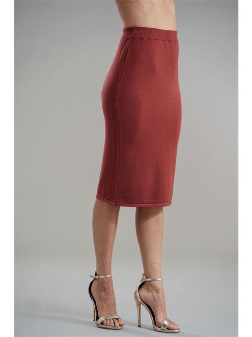 Gonna in viscosa Nualy | I25NVC6172CHERRY
